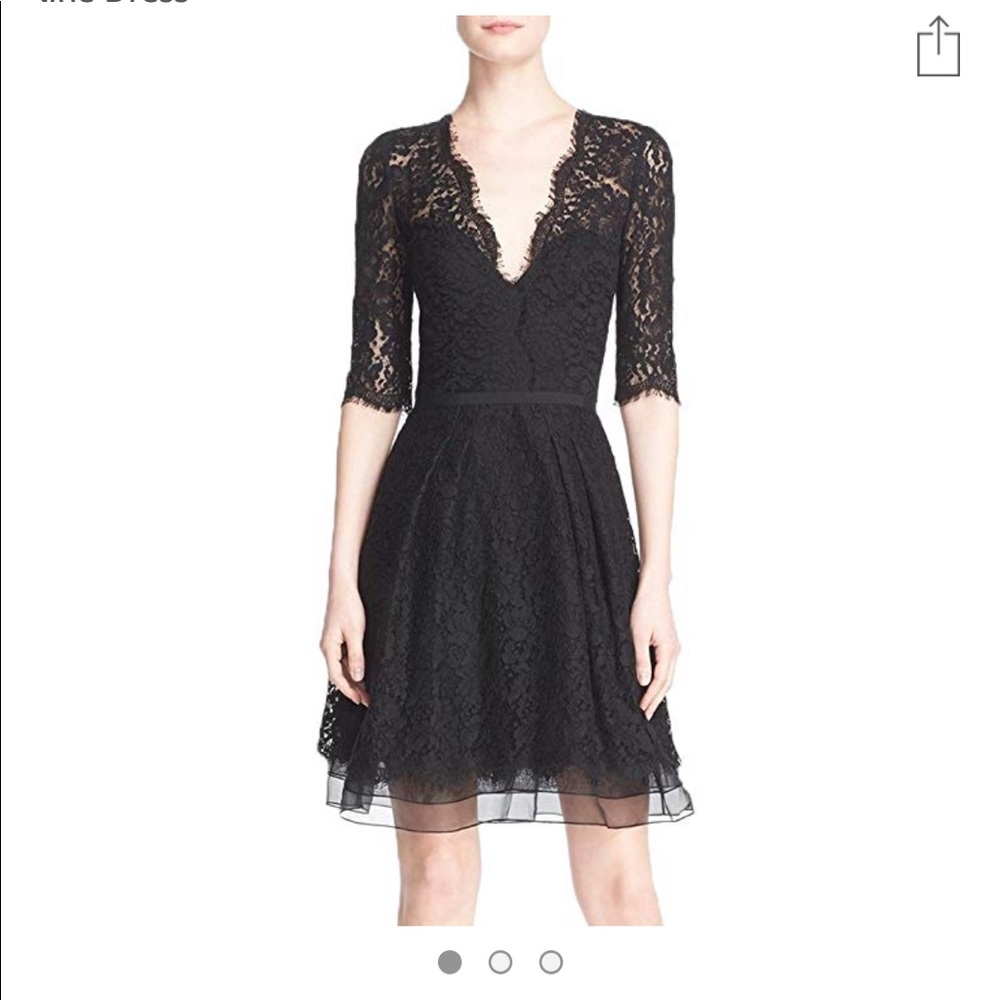Little Black Dress Eyelash Lace